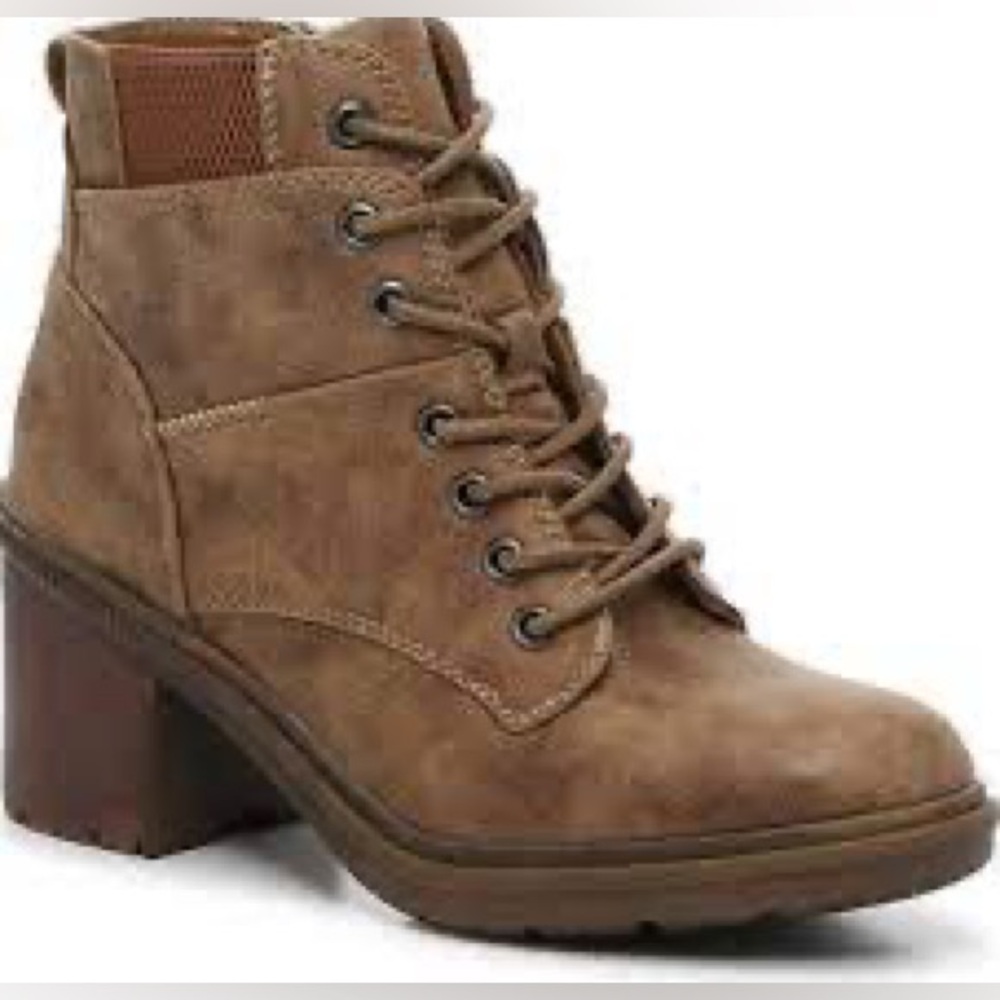 Side Zip Chunky Boots